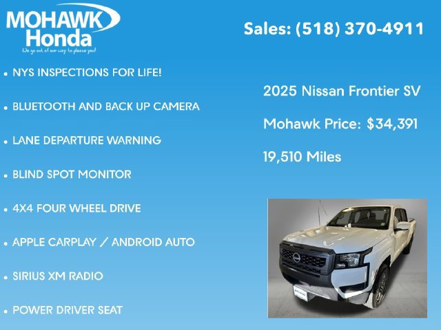 Used 2025 Nissan Frontier SV AWD/4WD image 7