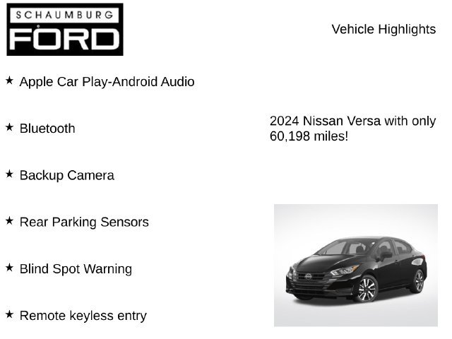 Used 2024 Nissan Versa SV FWD image 7
