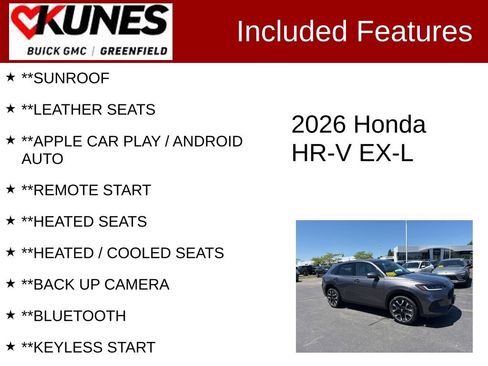 Used 2026 Honda HR-V EX-L image 2