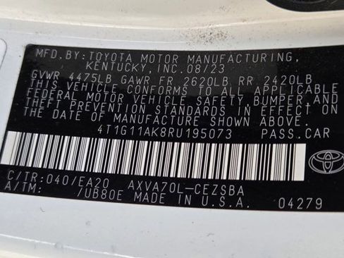 Certified 2024 Toyota Camry SE FWD image 23