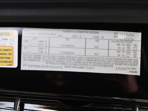 Used 2026 Mercedes-Benz Sprinter 3500 image 46