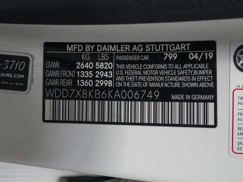 Used 2019 Mercedes-Benz AMG GT 63 S image 15