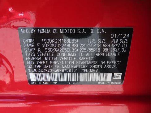Certified 2024 Honda HR-V Sport image 26