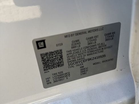 Used 2019 Chevrolet Silverado 1500 Custom Trail Boss w/ Custom Convenience Package image 11