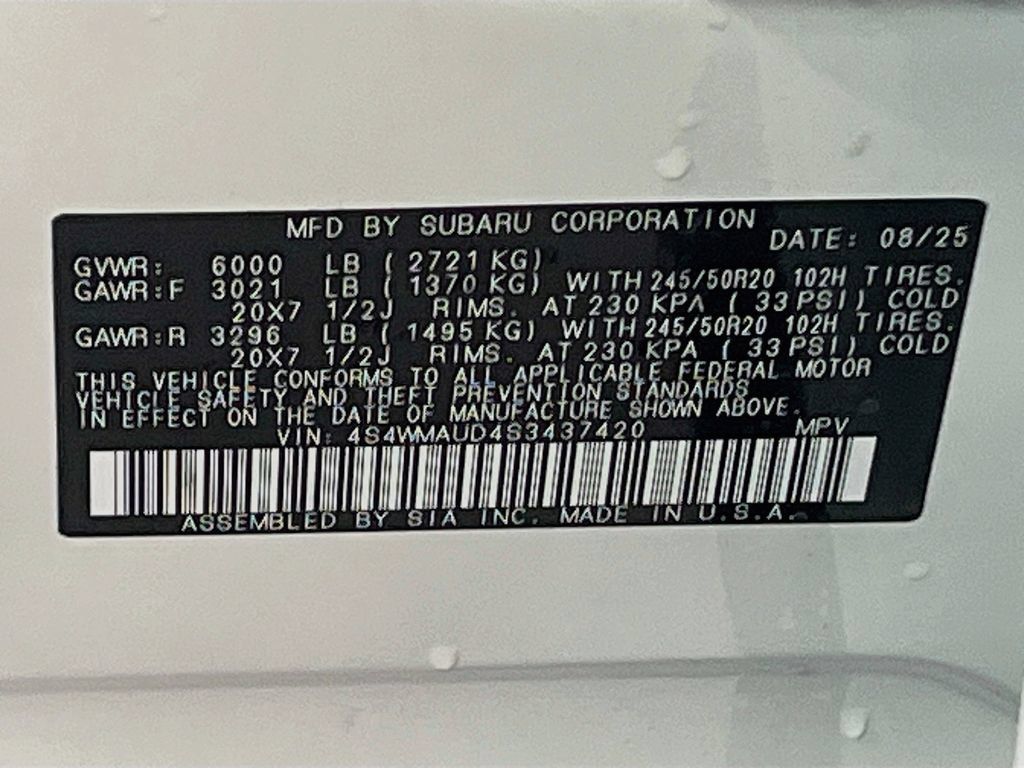 Used 2025 Subaru Ascent Touring AWD/4WD image 35
