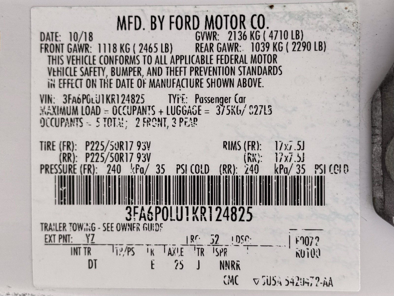 Used 2019 Ford Fusion SE FWD image 39