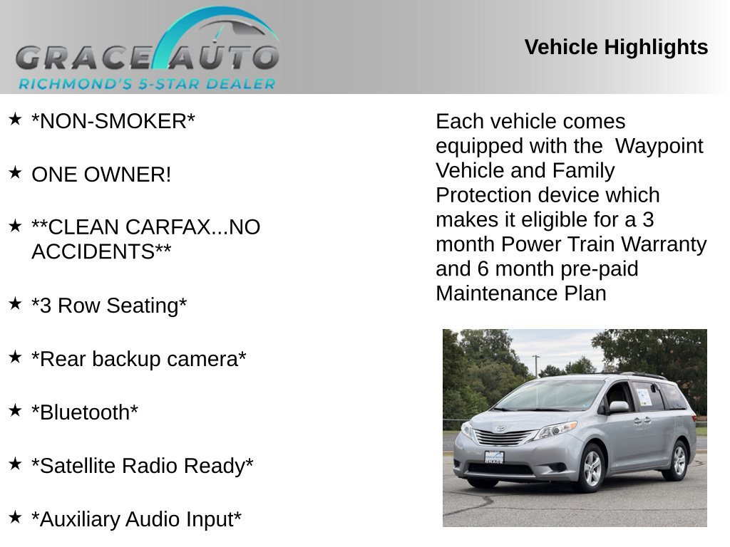 Used 2015 Toyota Sienna LE FWD image 2