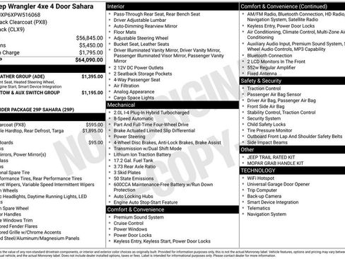 Used 2023 Jeep Wrangler Unlimited Sahara w/ Cold Weather Group image 14