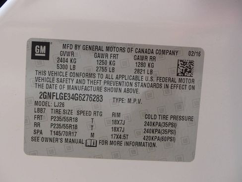 Used 2016 Chevrolet Equinox LTZ w/ Enhanced Convenience Package AWD/4WD image 17