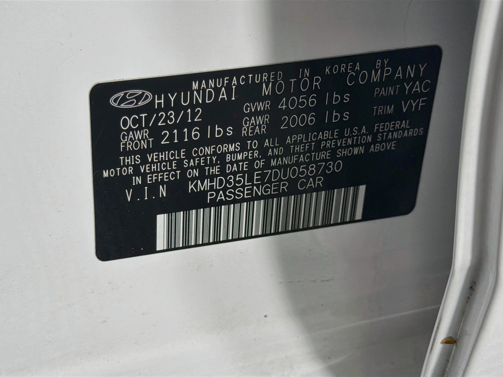 Used 2013 Hyundai Elantra GT w/ Style Pkg FWD image 12