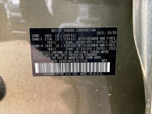 Used 2020 Subaru Outback Limited w/ Popular Package #2 image 33