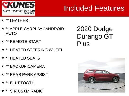 Used 2020 Dodge Durango GT image 3