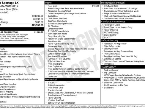 Used 2017 Kia Sportage LX w/ LX Popular Package FWD image 15