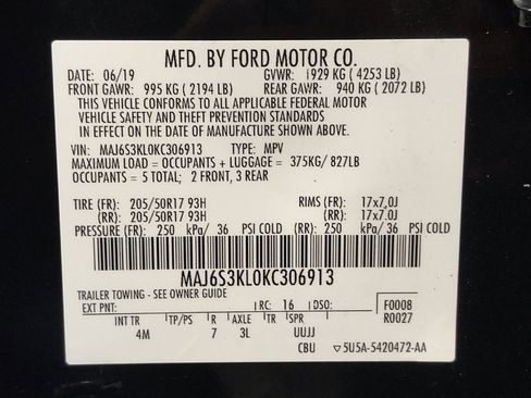 Used 2019 Ford EcoSport Titanium AWD/4WD image 33