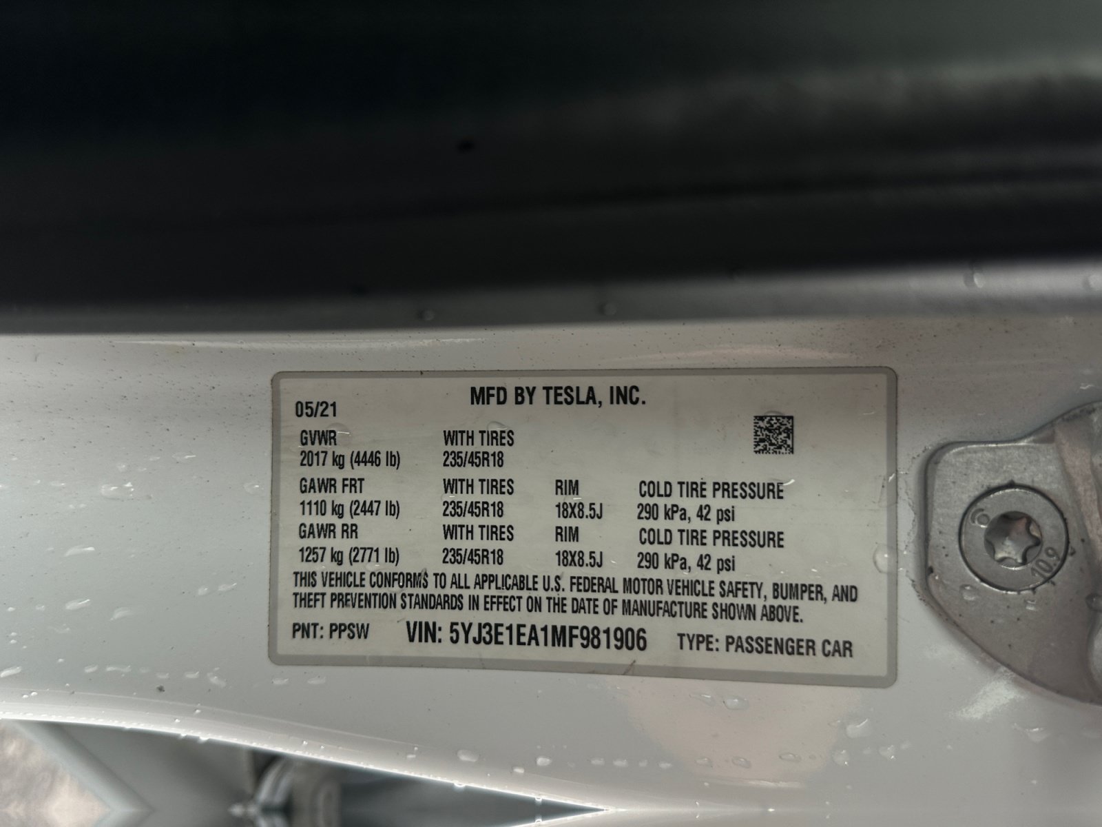 Used 2021 Tesla Model 3 Standard Range RWD image 26