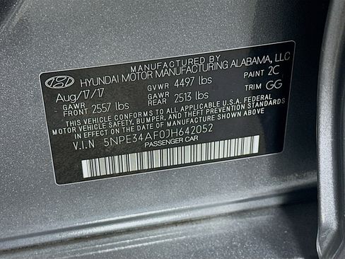Used 2018 Hyundai Sonata Limited w/ Limited Ultimate Package 03 FWD image 12