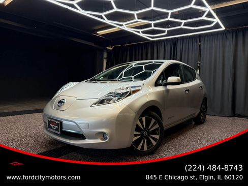 Used 2014 Nissan Leaf SL w/ Premium Package FWD image 1