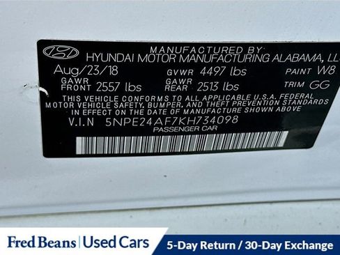 Used 2019 Hyundai Sonata SE FWD image 30