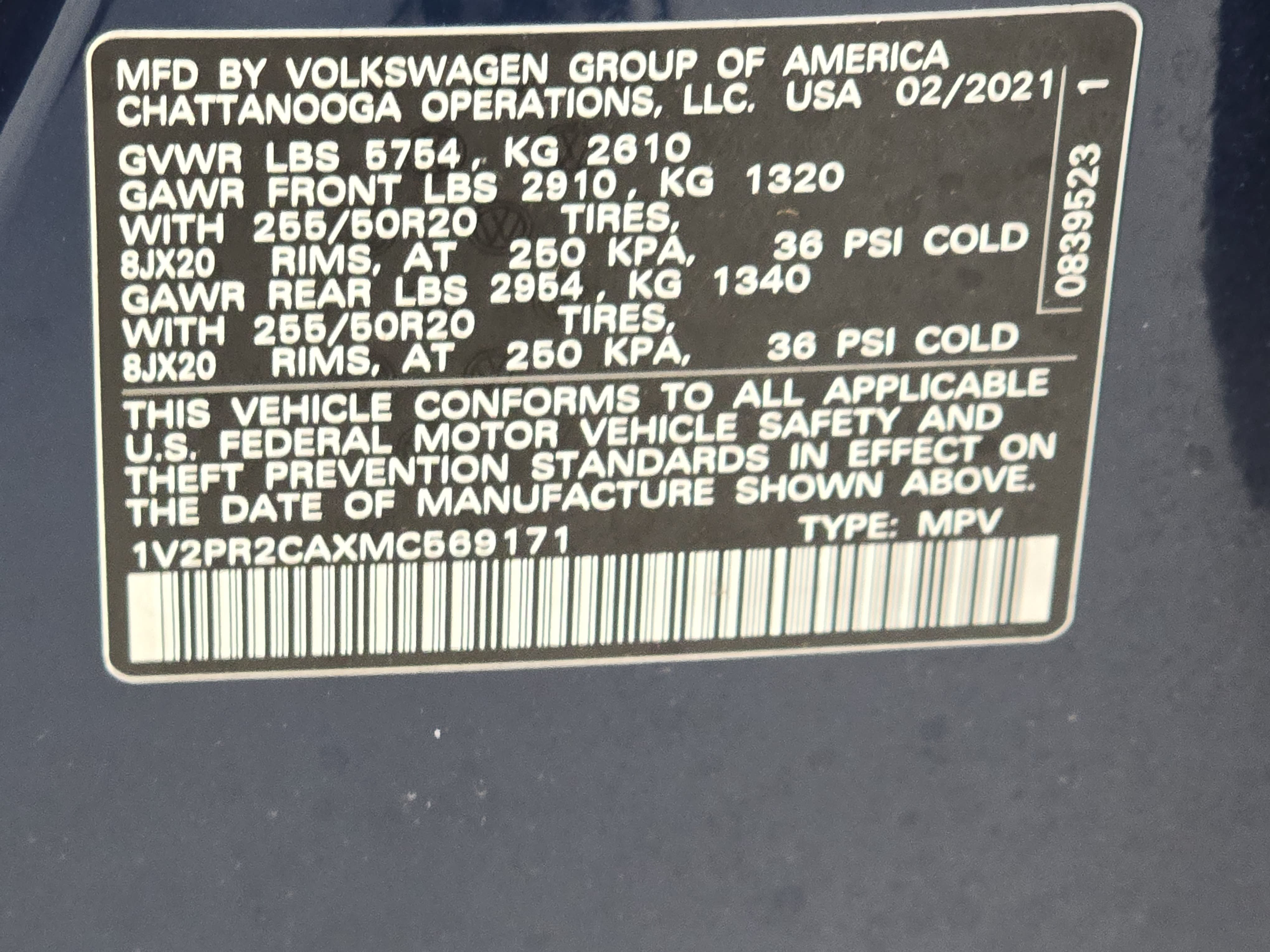 Used 2021 Volkswagen Atlas SE FWD image 37