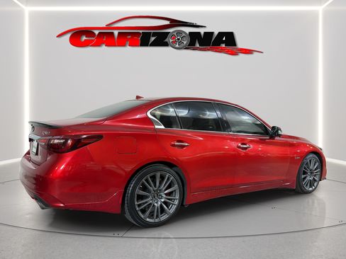 Used 2019 INFINITI Q50 Red Sport 400 w/ Sensory Package RWD image 11