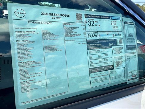 New 2026 Nissan Rogue SV w/ Cold Weather Package image 15