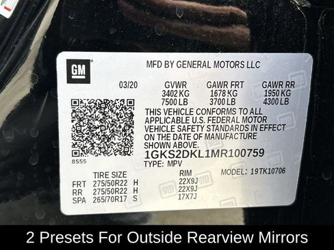 Used 2021 GMC Yukon Denali w/ Denali Premium Package image 39