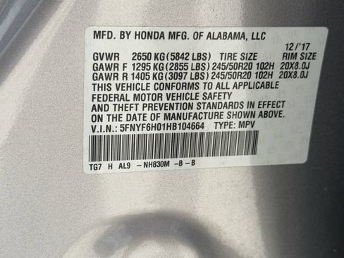 Used 2017 Honda Pilot Elite image 29