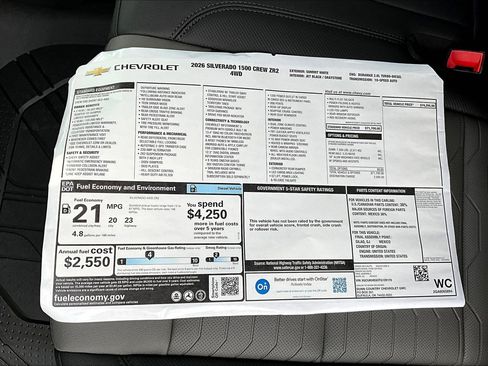 New 2026 Chevrolet Silverado 1500 ZR2 image 14