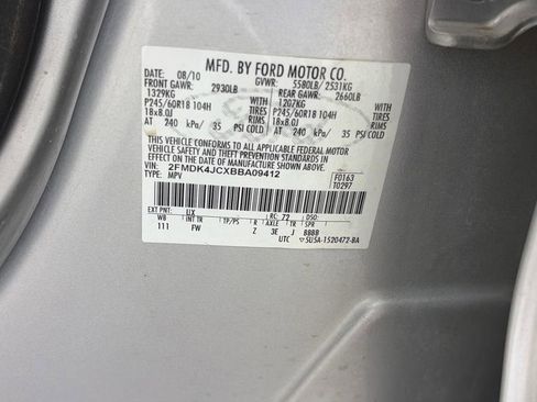 Used 2011 Ford Edge SEL AWD/4WD image 9