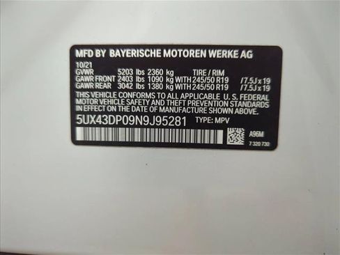 Used 2022 BMW X3 sDrive30i w/ Convenience Package RWD image 26
