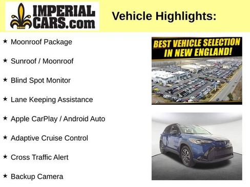 Used 2024 Toyota Corolla Cross AWD Hybrid w/ Moonroof Package image 3