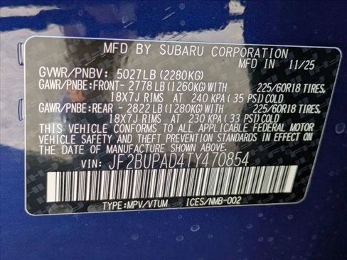 New 2026 Subaru Outback Premium image 17