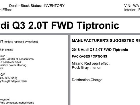 Used 2018 Audi Q3 2.0T Premium FWD image 18