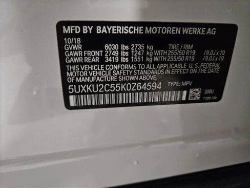 Used 2019 BMW X6 xDrive35i w/ Premium Package AWD/4WD image 25