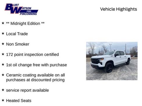 Used 2023 Chevrolet Silverado 1500 Custom Trail Boss w/ LPO, Dark Essentials Package AWD/4WD image 10