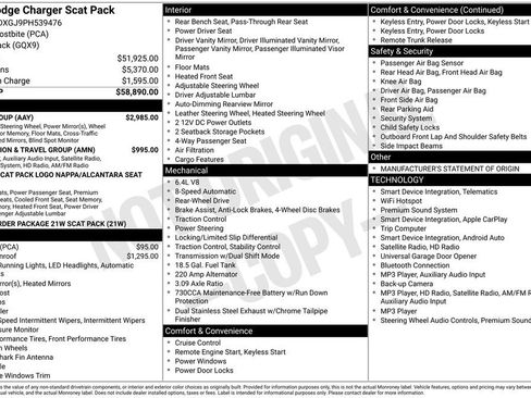 Used 2023 Dodge Charger Scat Pack w/ Plus Group RWD image 35
