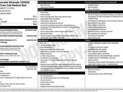 New 2026 Chevrolet Silverado 2500 Custom w/ Custom Value Package image 5