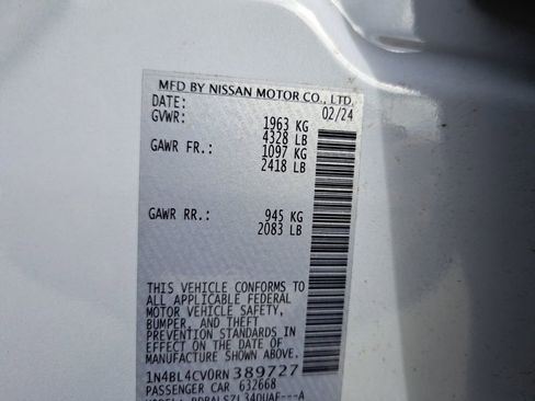 Used 2024 Nissan Altima 2.5 SR w/ SR Premium Package image 28