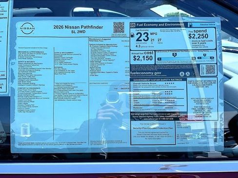 New 2026 Nissan Pathfinder SL FWD image 13