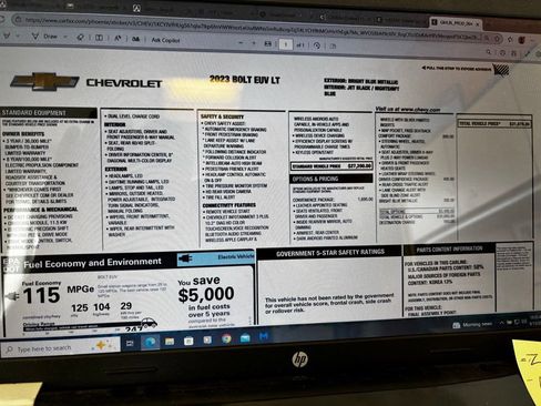 Certified 2023 Chevrolet Bolt EUV LT w/ Convenience Package image 26