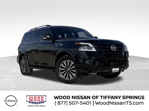 Used 2023 Nissan Armada SL w/ Midnight Edition Package image 1