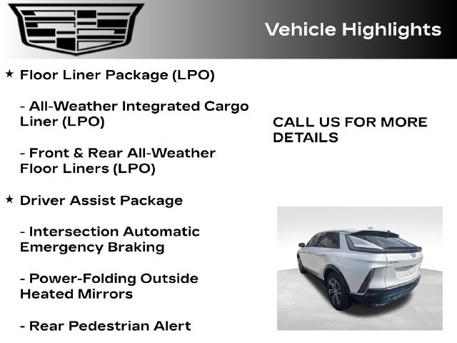 Certified 2024 Cadillac Lyriq Luxury w/ LPO, Floor Liner Package AWD/4WD image 8