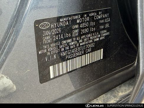 Used 2026 Genesis G70 3.3T Prestige RWD image 30
