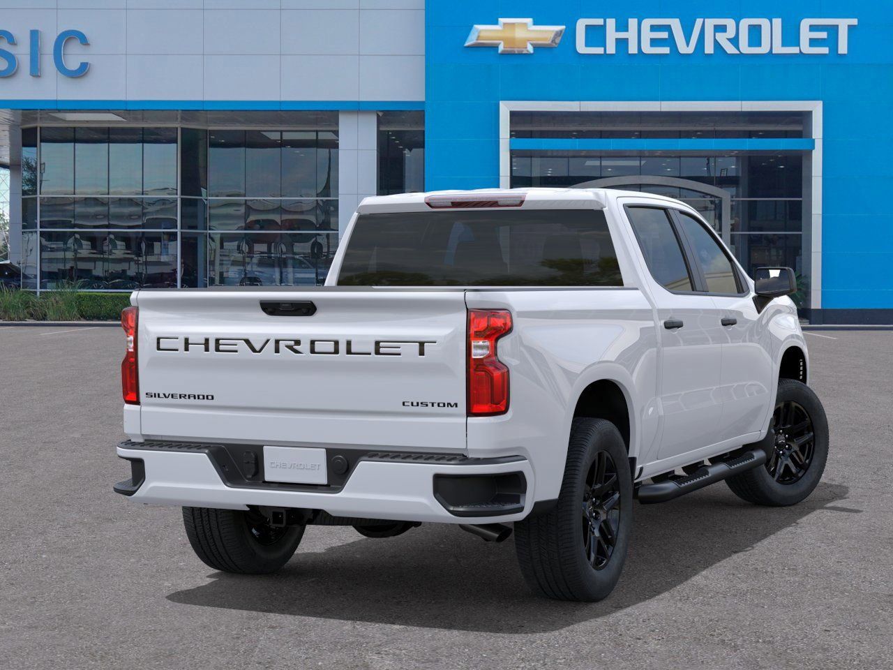 New 2024 Chevrolet Silverado 1500 Custom w/ LPO, Dark Essentials Package RWD image 4