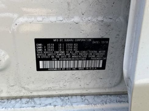 Used 2019 Subaru Legacy 2.5i w/ Alloy Wheel Package AWD/4WD image 21