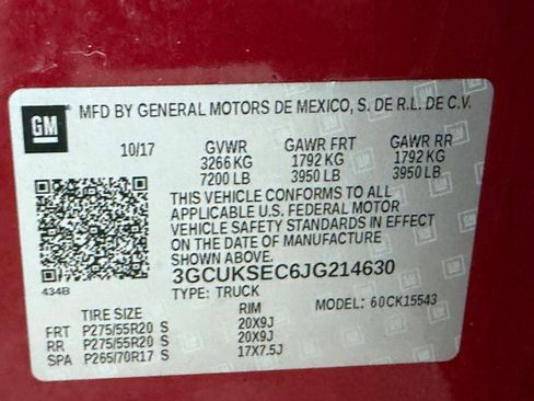 Used 2018 Chevrolet Silverado 1500 LTZ w/ Sport Package image 25