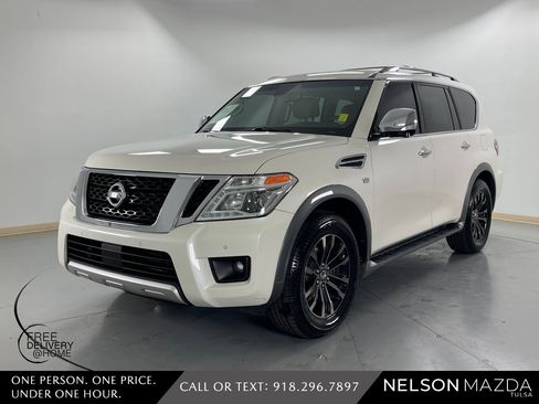 Used 2017 Nissan Armada Platinum w/ Interior Lighting Package image 1