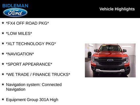 Used 2024 Ford Ranger XLT w/ Technology Package image 8