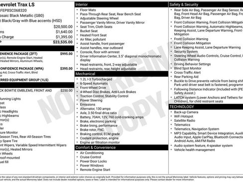 Used 2025 Chevrolet Trax LS w/ LS Convenience Package FWD image 2