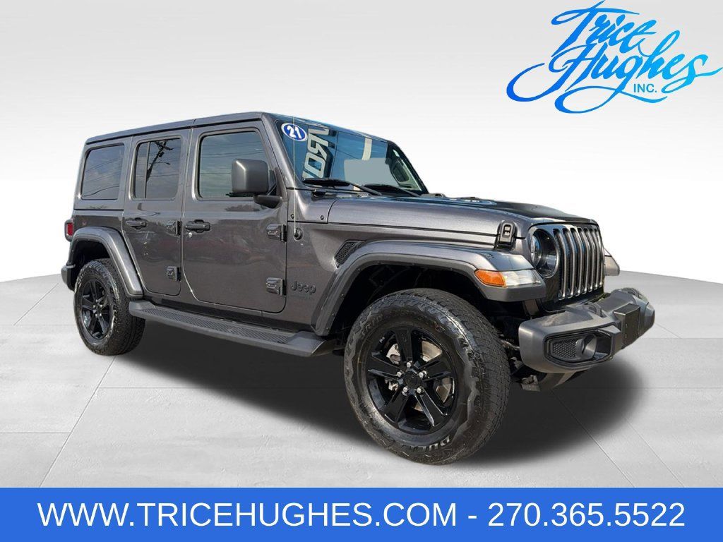 Used 2021 Jeep Wrangler Unlimited Sahara AWD/4WD image 1
